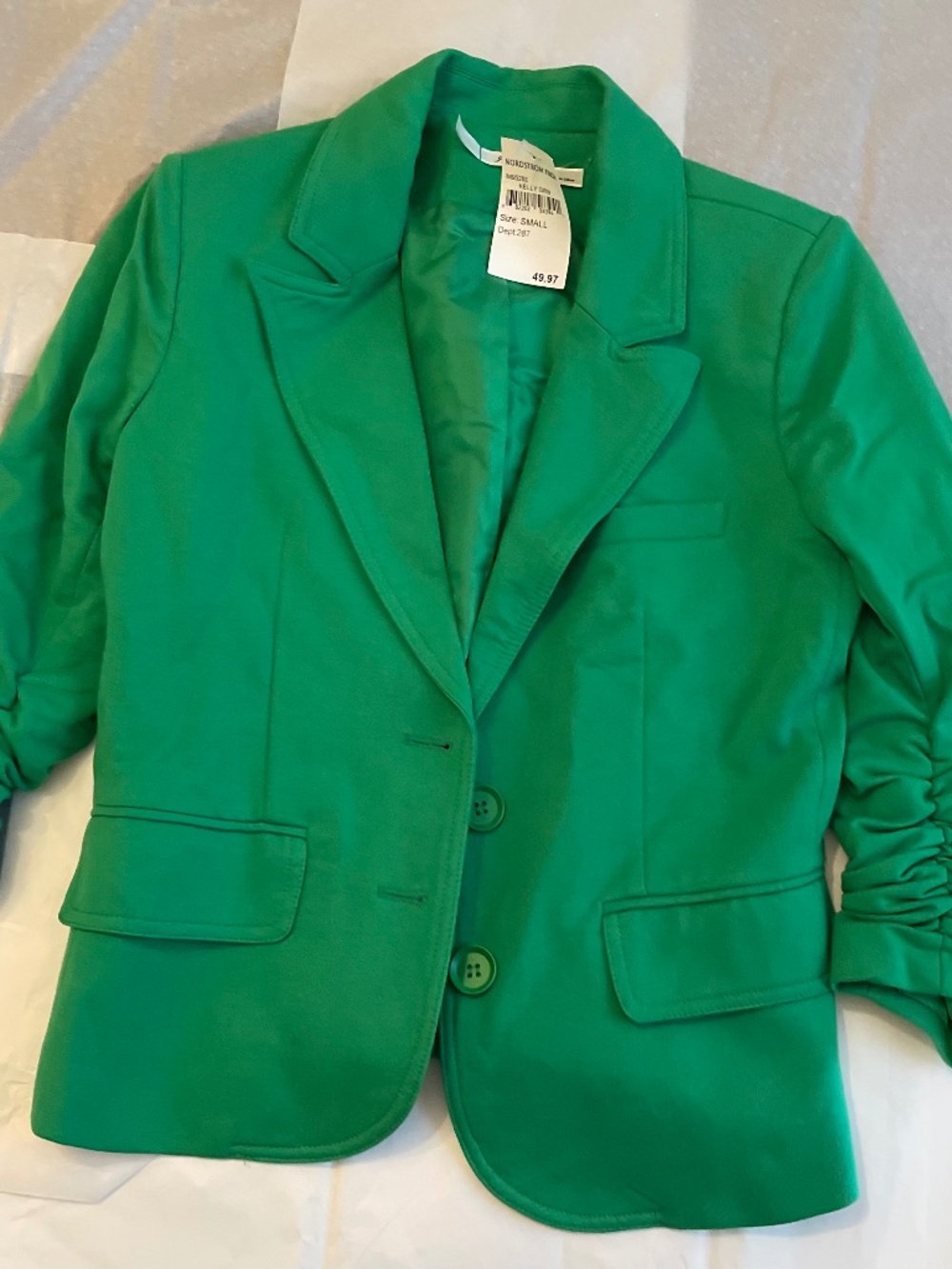 NWT! Gibson Kelly Green Blazer Size: Small